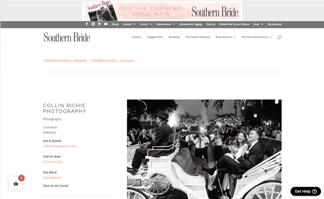 Styled SHOOTS by Southern Bride Vendor Page