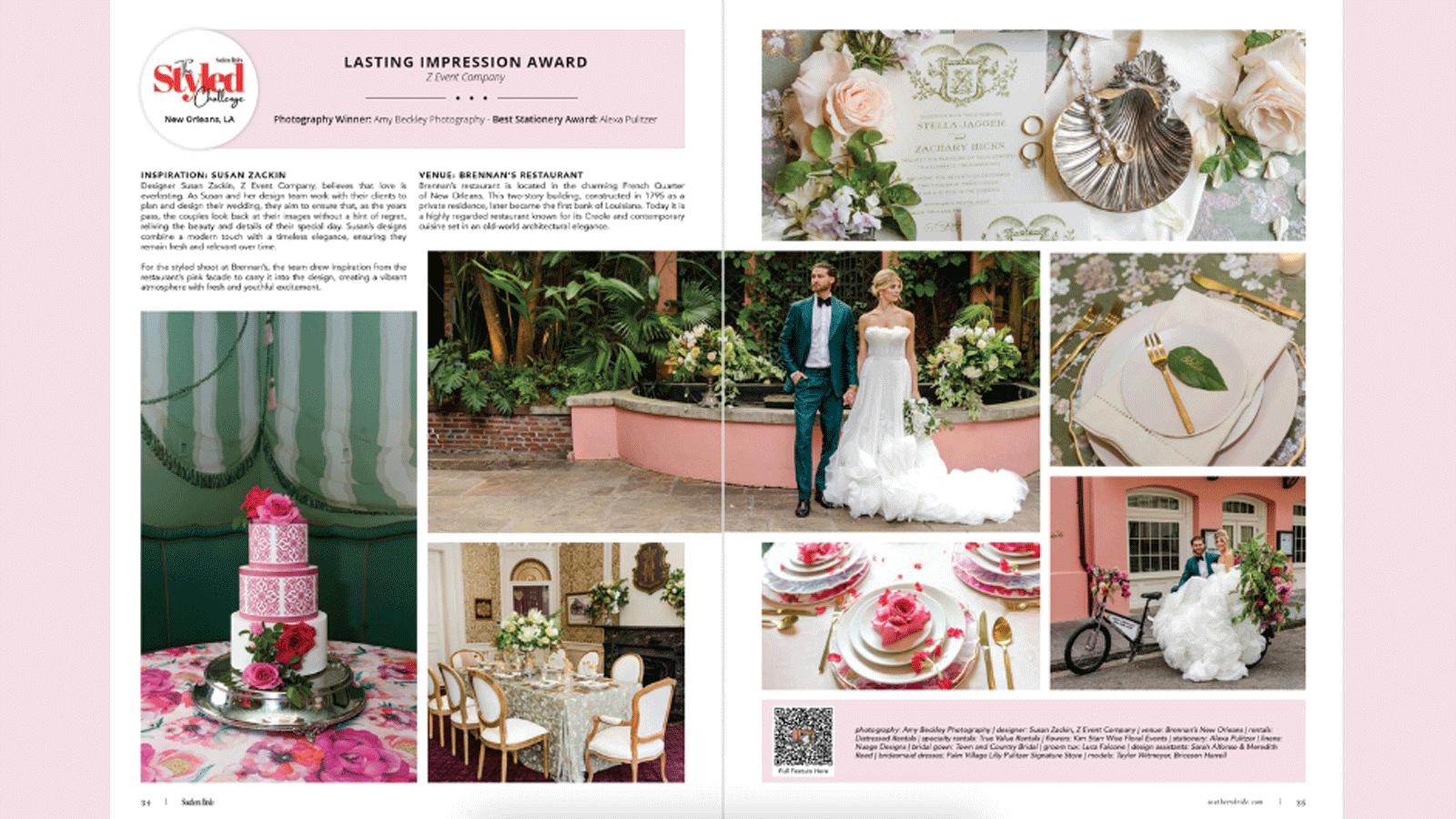 Venue: Brennan's, New Orleans - Designer: Z Event Company - Photo: Amy Beckley Photography