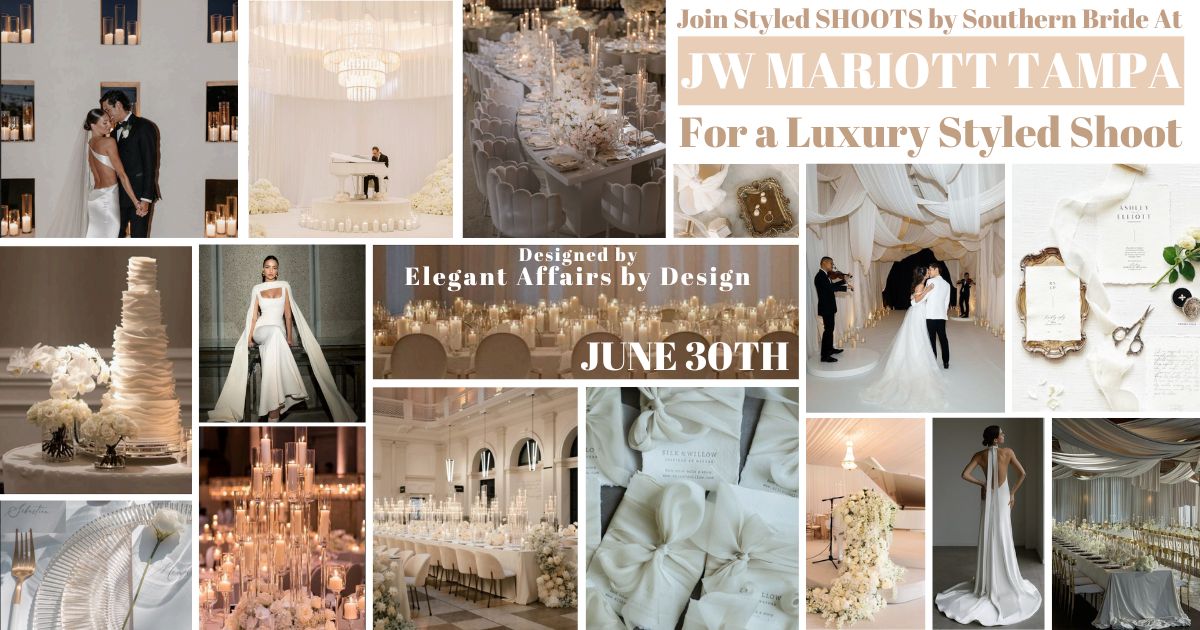 styled shoots by southern bride JW Marriott mood board