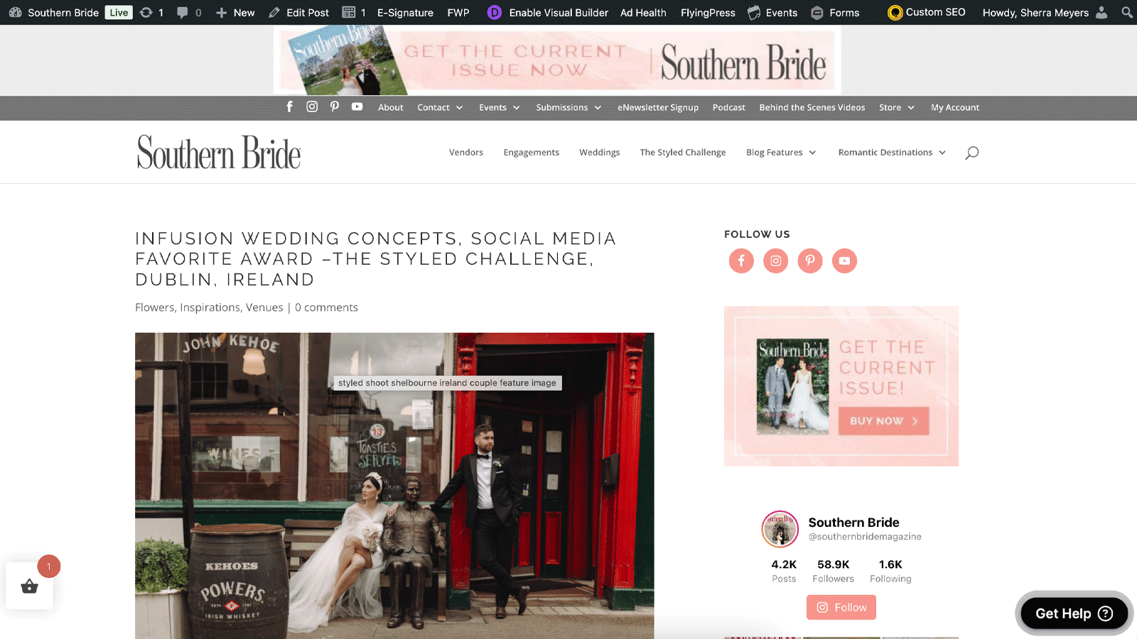 The Styled Challenge Feature Website Sample