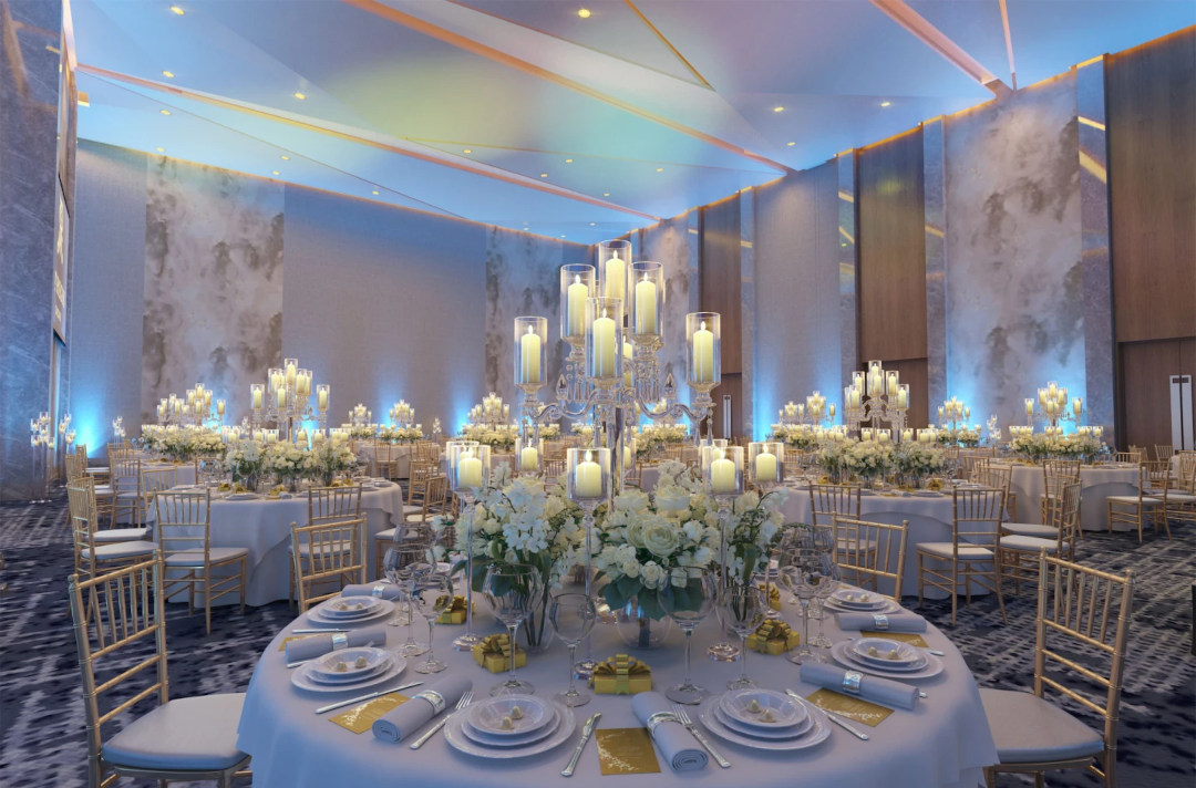 Reception Setup at the St Regis Chicago IL