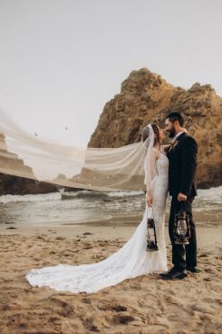 SSBSB Storybook Wedding Chapel Bride and Groom Jose and Kayli Beach