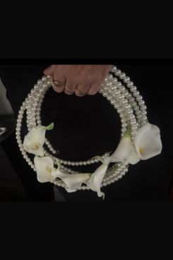 SSBSB Storybook Wedding Chapel Las Vegas pearl flower bouquet
