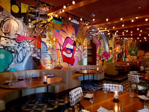 SSBSB The Palms Green Street Restaurant graffiti Wall